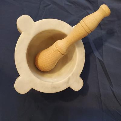 Marble Morter & Pestle