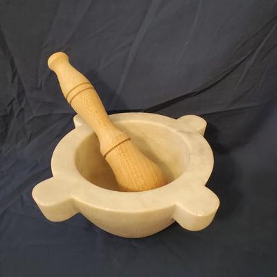 Marble Morter & Pestle