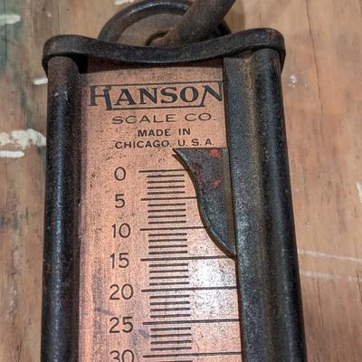 Vintage 100 Pound Hanson Scale