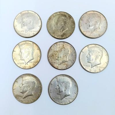 LOT 2: Set of 30 Kennedy Half Dollars 1965 - 1969