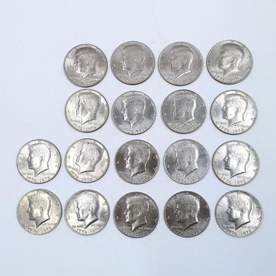 LOT 14: Set of 38 Bicentennial Half Dollars