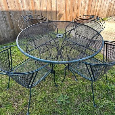 Wrought Iron Patio Set