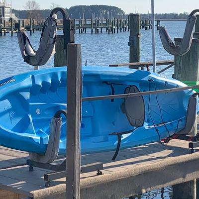Pelican Boost 100 Blue Kayak w Paddle