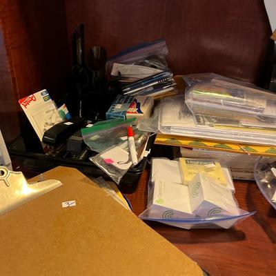 Desk & supplies