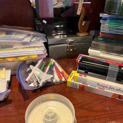Desk & supplies