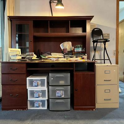 Desk & supplies