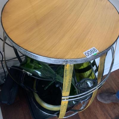 Wine Bottle Water Fountain Table