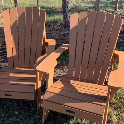 PAIR Adirondack Chairs by Lifetime