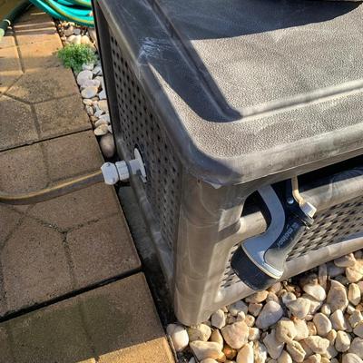 Garden Hose in Roller / Storage Box