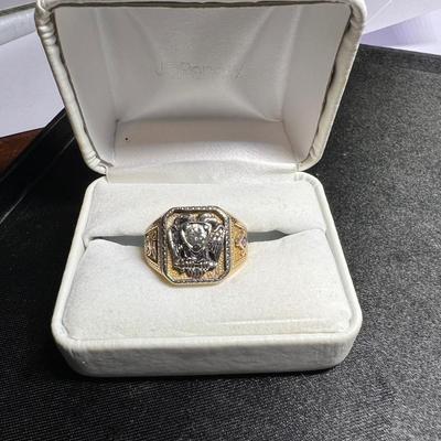 14K Gold and Diamond Masonic Ring 1949