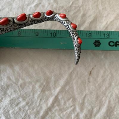 Mega Block Dragon Red and silver