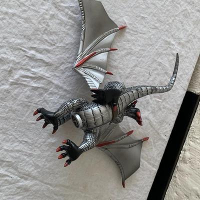 Mega Block Dragon Red and silver