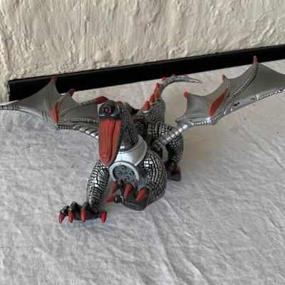 Mega Block Dragon Red and silver