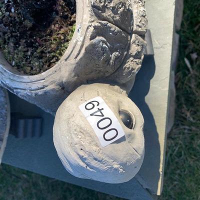 PAIR Garden Turtle Planters On Stands