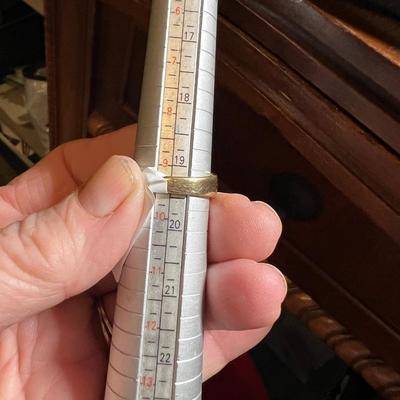 10 K Gold Ring with Stone