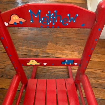 VIntage child's rocking chair