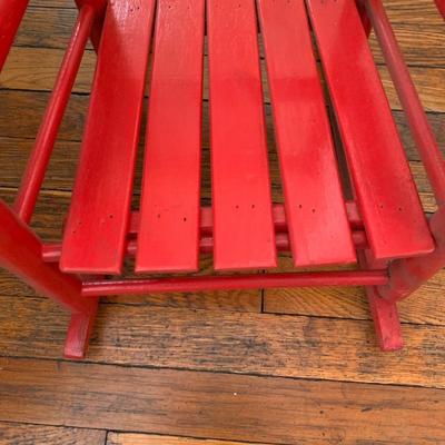 VIntage child's rocking chair