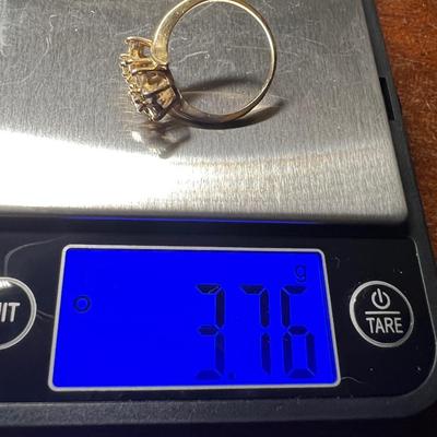 14 K Gold and Diamond ring