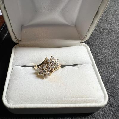 14 K Gold and Diamond ring