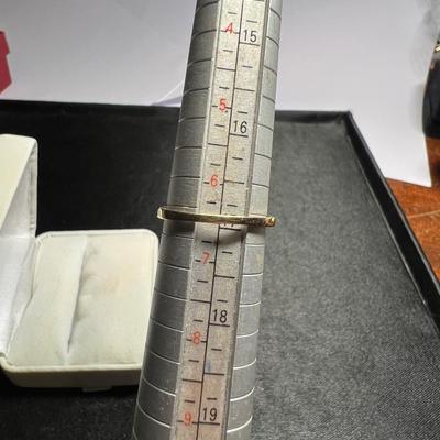 14 K Gold and Diamond ring