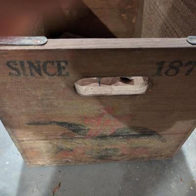 Vintage Budweiser Wooden Box