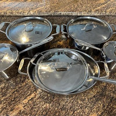 All-Clad Stainless Steel (11) Piece Set
