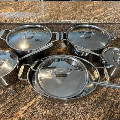 All-Clad Stainless Steel (11) Piece Set