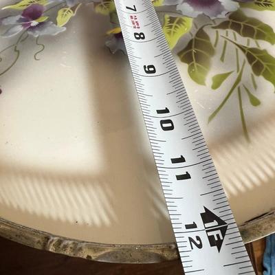 Antique Max Dannhorn Porcelain Tray + Vntg. Contemp. Decorative Lot