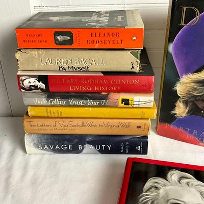 U1046 Large Hard and Soft Back of Notable Women Book Lot