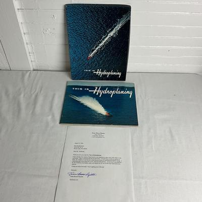 U1052 RARE Vintage "This is Hydroplaning" Book by Joann Bower Piquette