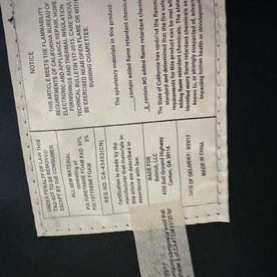 Two Tufted Upholstered Wingback Chairs (2)