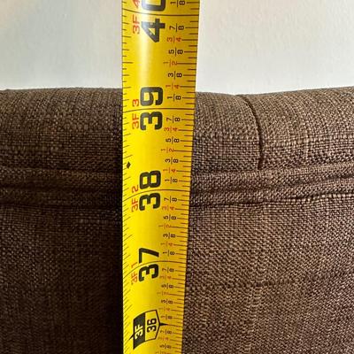 Two Tufted Upholstered Wingback Chairs (2)