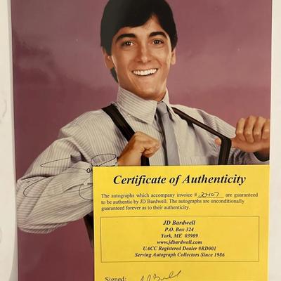 Scott Baio Signed Charles in Charge Photo