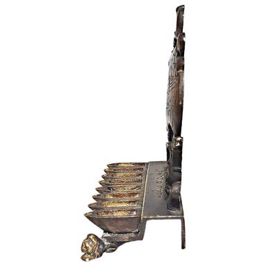 Vintage Bronze Menorrah - One of a Kind!