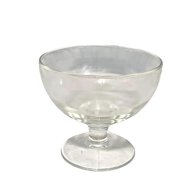 6 Vintage Clear Glass Sherbet Bowls