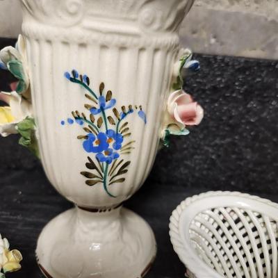 Trio of Italian pottery lot