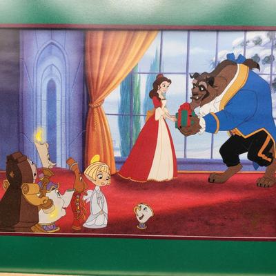 Beauty And The Beast Framed Disney Lithograph