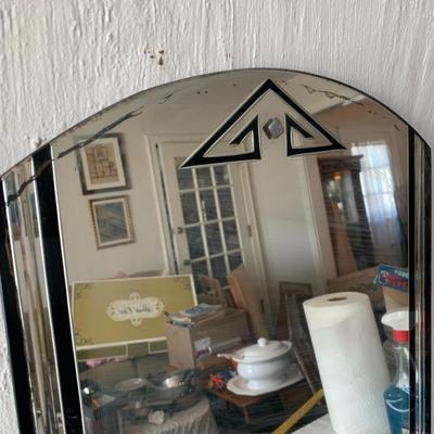 ART DECO WALL MIRROR 16" x 25"