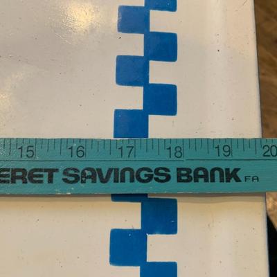 Antique Enamel Top Table