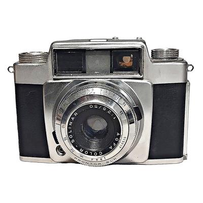 VIntage Agfa Silette SLE 35mm Camera w/ Leather Case