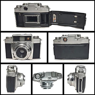 VIntage Agfa Silette SLE 35mm Camera w/ Leather Case