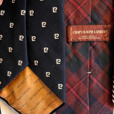 11 Designer Vintage Ties - Lanvin, Pierre Cardin, Harve Bernard + More