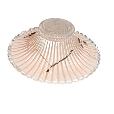 Vintage 3 Chain Depression Glass Ceiling Light Fixture