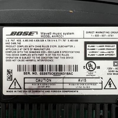 U887 BOSE Wave Music System Model AWRCC1