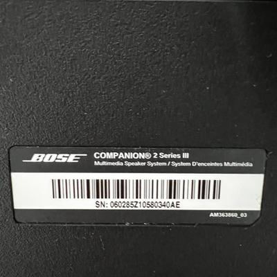 U889 Pair of BOSE Companion 2 Series III Multimedia Speaker System