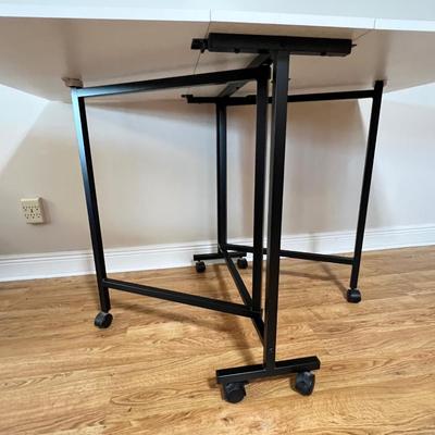 Rolling Drop Leaf Hobby Craft Table