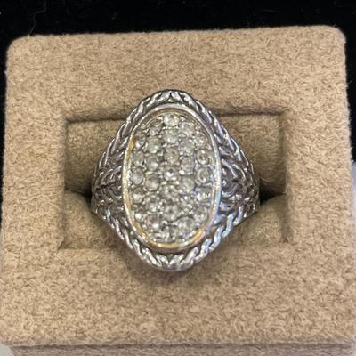 Sparkling 925 stamped ring