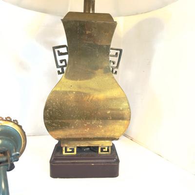 U893 Vintage Brass Lamp Lot