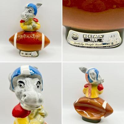 JIM BEAM ~ Pair (2) ~ 1972 Republican & Democratic Decanters