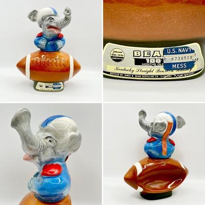 JIM BEAM ~ Pair (2) ~ 1972 Republican & Democratic Decanters